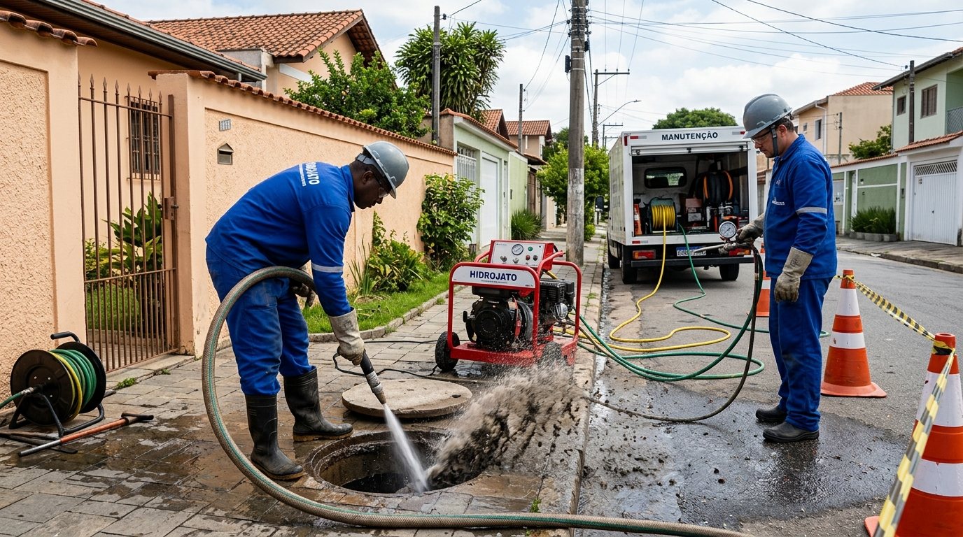 Hidrojateamento Residencial em Anápolis‑GO