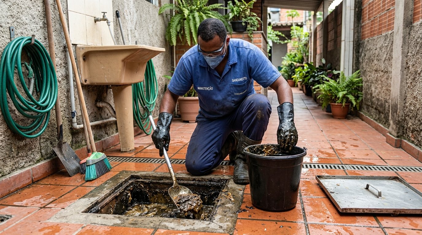 Limpeza de Caixa de Gordura Comercial em Anápolis‑GO